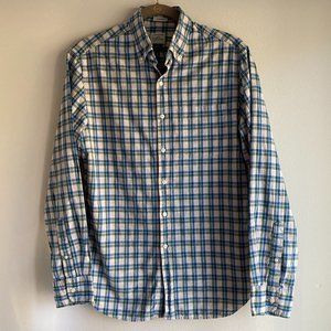 J.Crew Men’s Classic Plaid Cotton Shirt Size Small